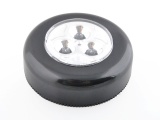 Samolepící lampička 3 LED černá